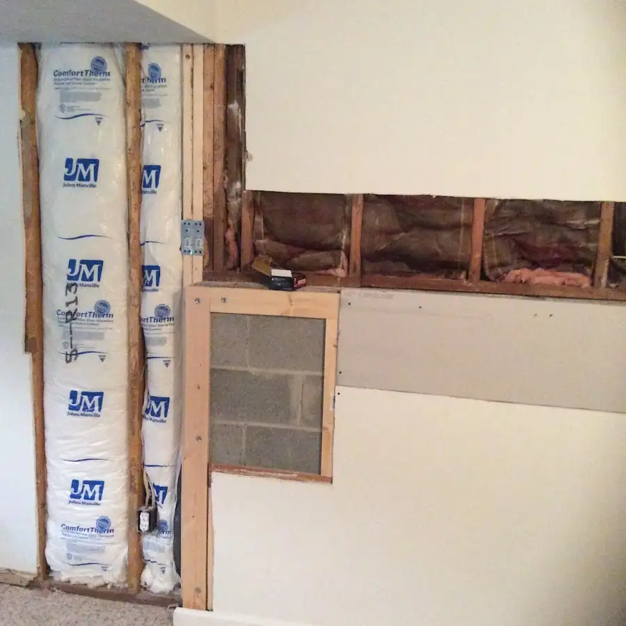 Wall insulation replacement during Basement Flood Cleanup in Arden-Arcade
